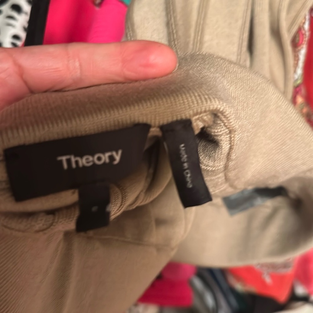 Theory Beige Wide legs Pants